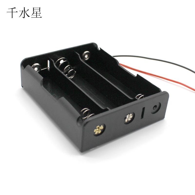 18650電池盒3節 DIY航模3.7V鋰電池電池座串聯電源小製作電路配件-細節圖4