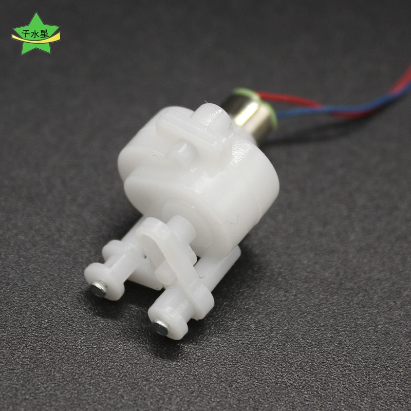 白色612減速電機左右擺動馬達DC1.5-6V微型直流電機diy小製作材料-細節圖6