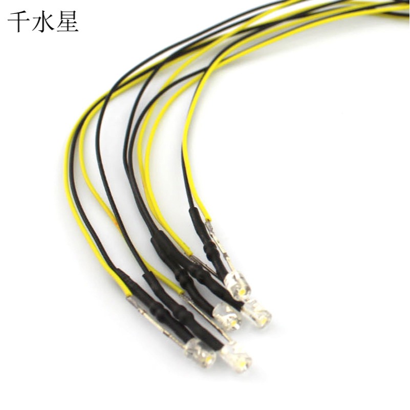 帶線LED燈 DIY建築模型 沙盤燈 彩色裝飾燈飾 草地燈 模型材料-細節圖2