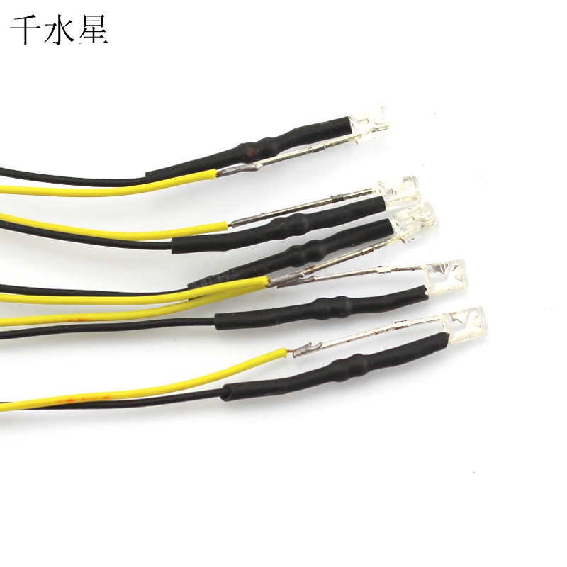 帶線LED燈 DIY建築模型 沙盤燈 彩色裝飾燈飾 草地燈 模型材料-細節圖3