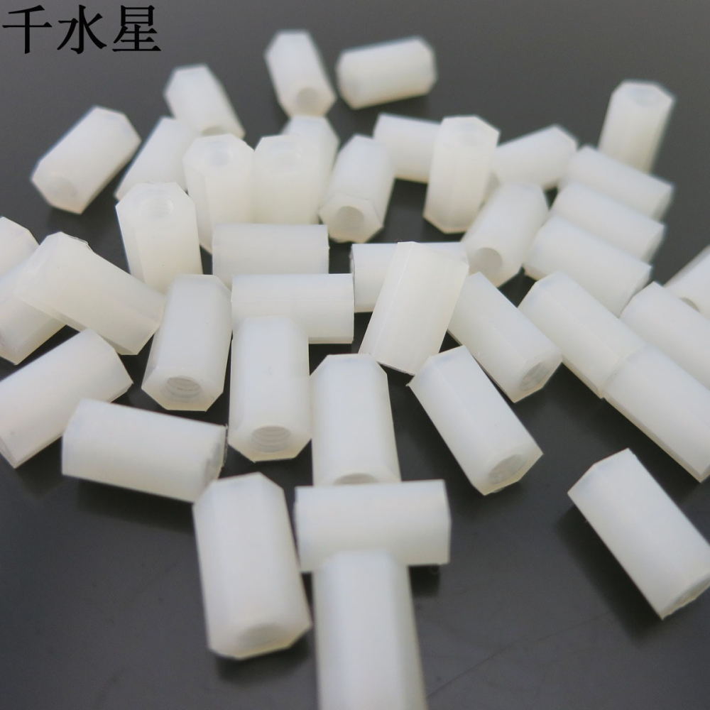 尼龍隔離柱 DIY模型拼裝連桿M3*10 車模船模玩具製作 固定支撐柱-細節圖6