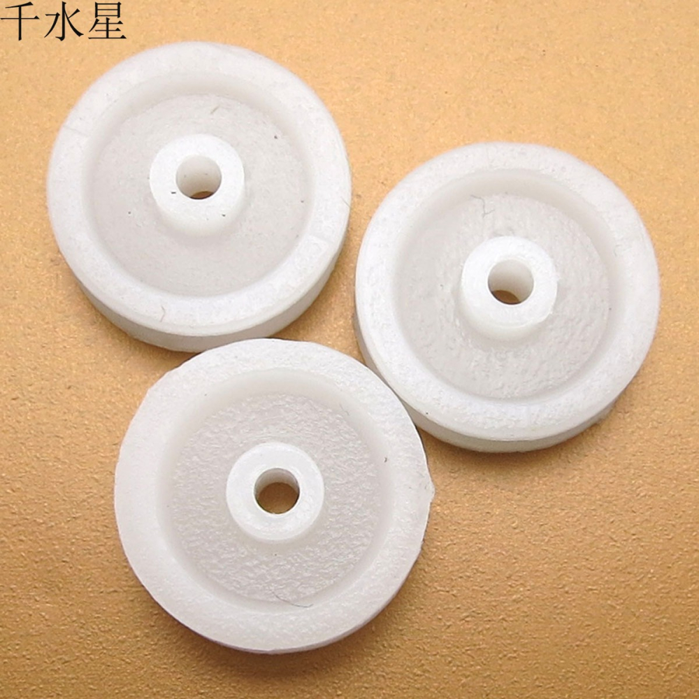 2*13mm皮帶輪模型拼裝材料DIY塑料車輪滑輪組小製作配件傳動輪-細節圖6