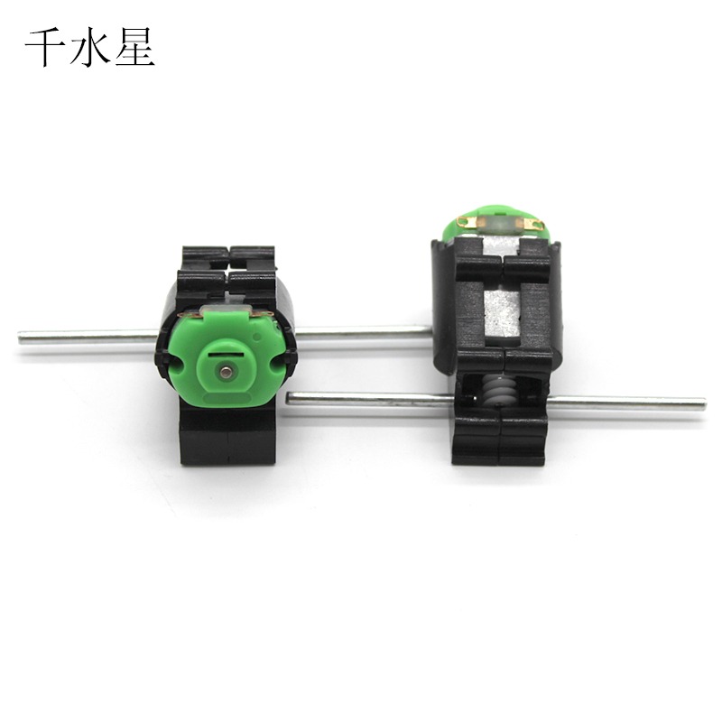 雙軸斜角減速電機 減速齒輪箱雙出軸車模配件DIY遙控車模型小馬達-細節圖5