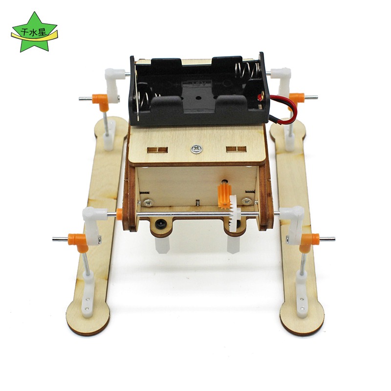 威猛的機甲戰士1號stem科學拼裝玩具diy創意手工小製作模型材料包-細節圖2