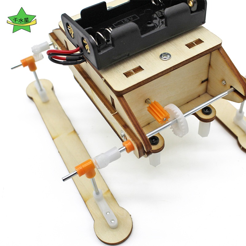 威猛的機甲戰士1號stem科學拼裝玩具diy創意手工小製作模型材料包-細節圖3