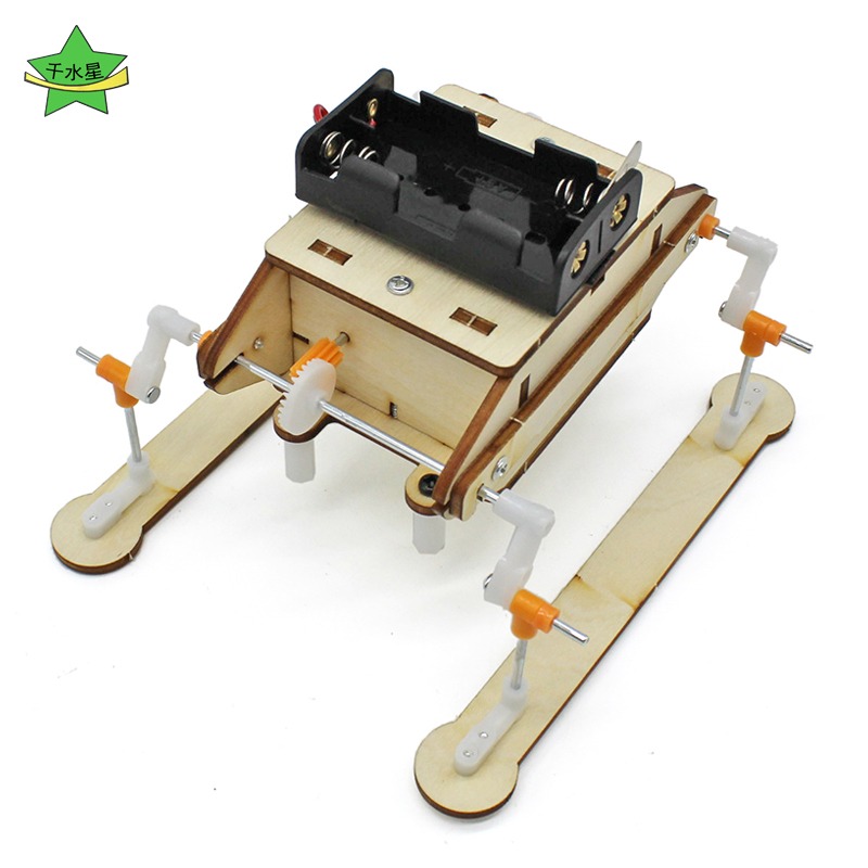 威猛的機甲戰士1號stem科學拼裝玩具diy創意手工小製作模型材料包-細節圖4