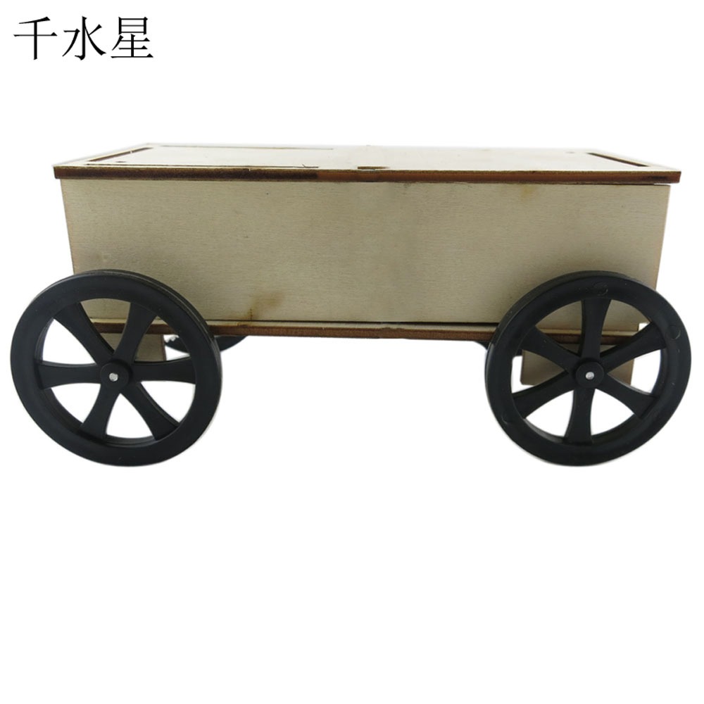 人體感應小車1號 趣味手工製作模型 DIY科技小製作拼裝玩具套裝-細節圖3