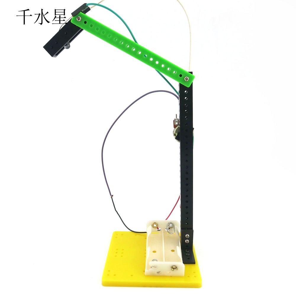 調光小臺燈1號 科技小製作 diy拼裝玩具配件千水星模型套件材料包-細節圖2