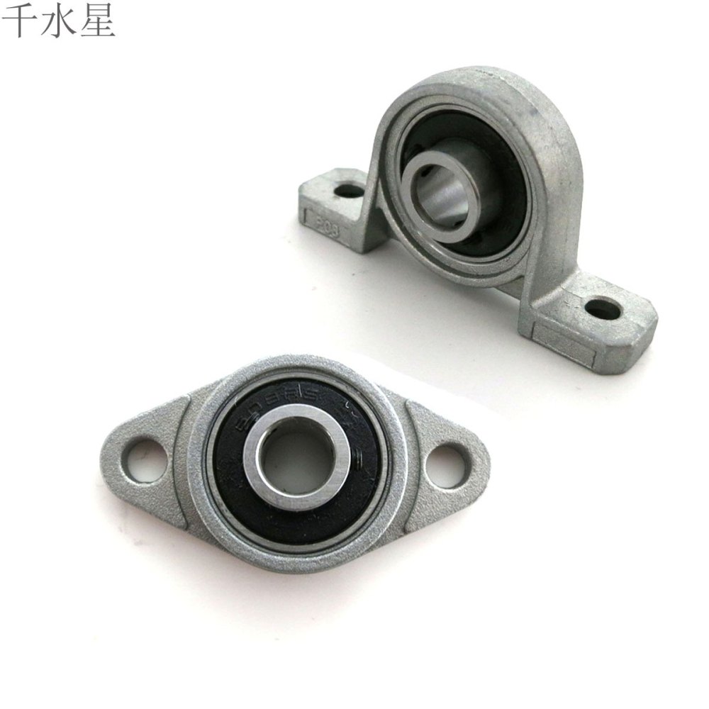 立式臥式軸承座 帶座固定滾珠軸承 8mm 小型立式鑄鐵軸承座支架-細節圖8