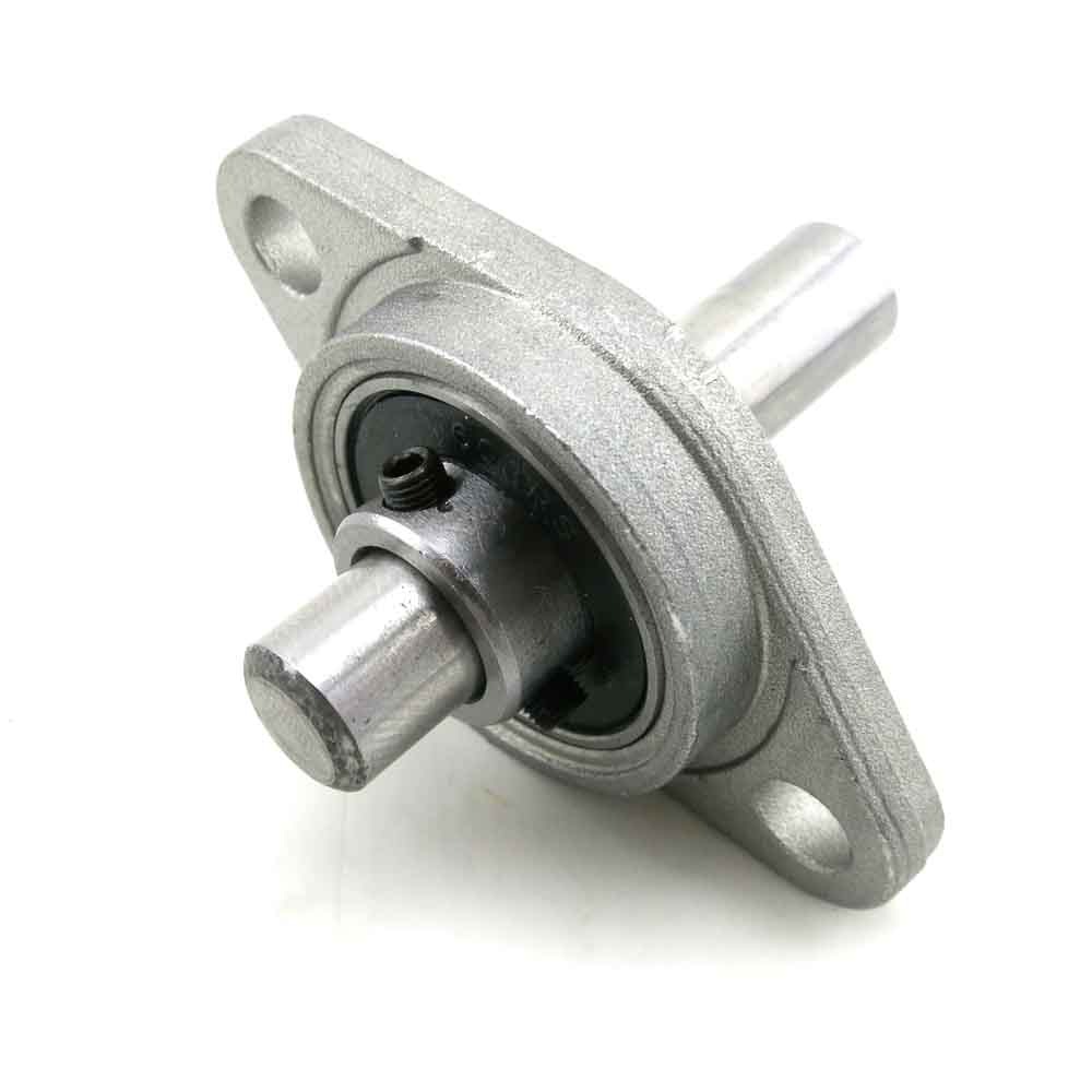 立式臥式軸承座 帶座固定滾珠軸承 8mm 小型立式鑄鐵軸承座支架-細節圖9