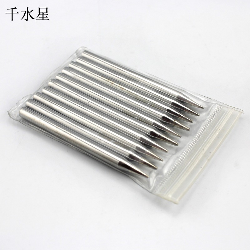 電烙鐵尖咀  尖頭 長壽焊咀 電烙鐵頭焊錫頭 diy模型焊接工具配件-細節圖2