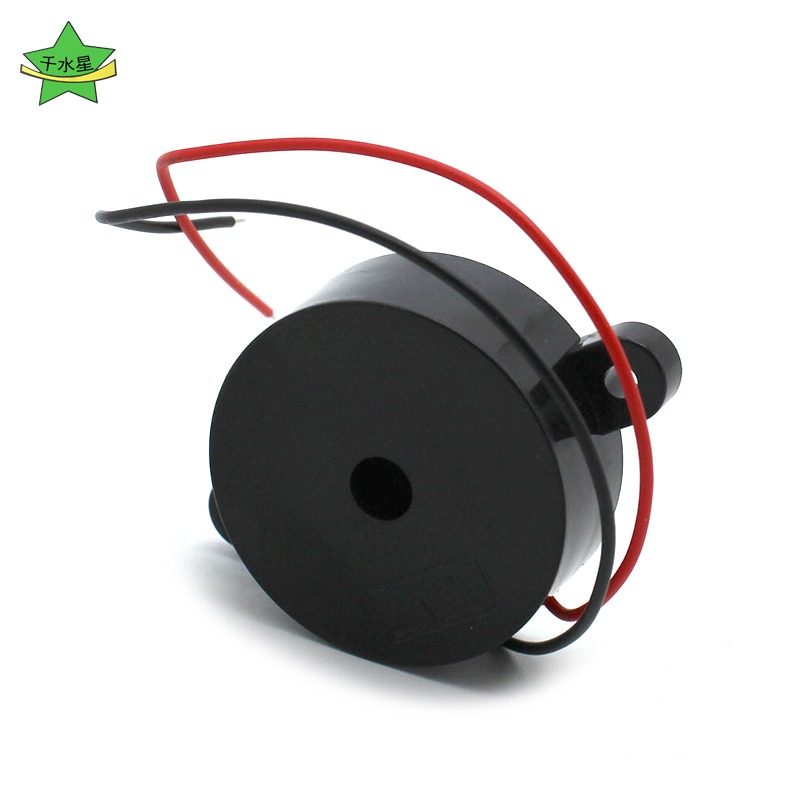 3v蜂鳴器圓形帶線直流3V5V24V自制長聲報警器玩具模型材料高分貝-細節圖2