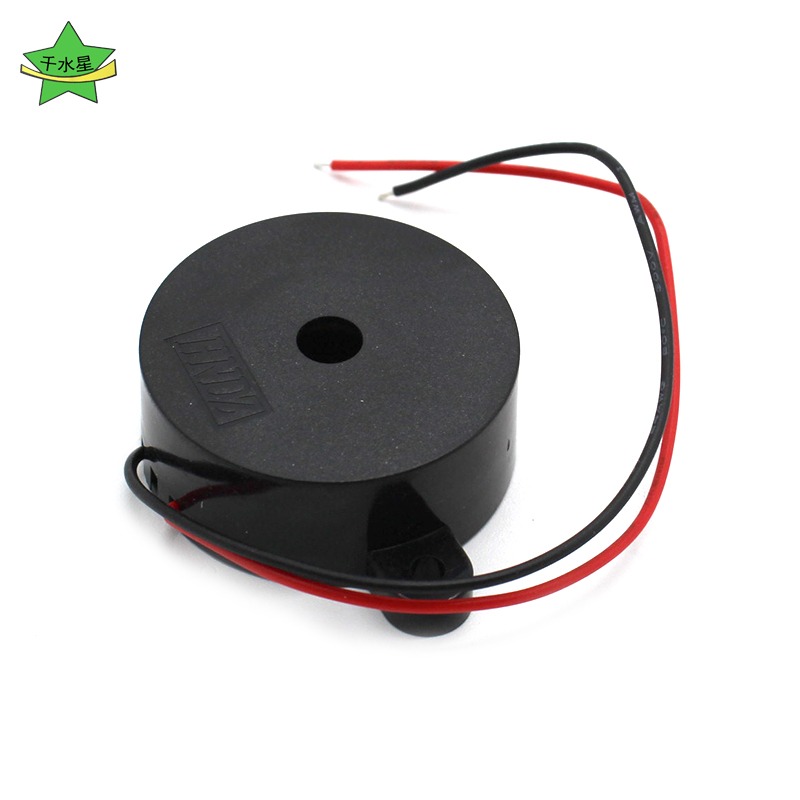 3v蜂鳴器圓形帶線直流3V5V24V自制長聲報警器玩具模型材料高分貝-細節圖3