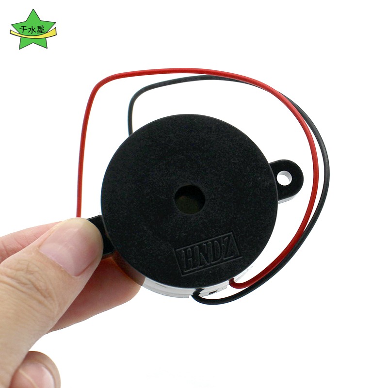 3v蜂鳴器圓形帶線直流3V5V24V自制長聲報警器玩具模型材料高分貝-細節圖7