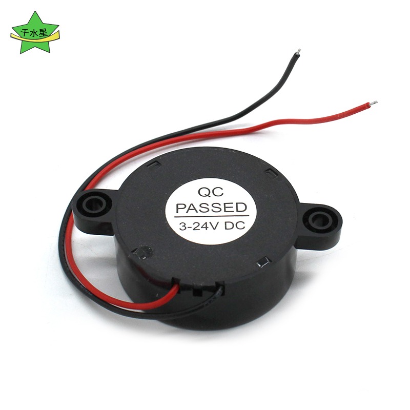 3v蜂鳴器圓形帶線直流3V5V24V自制長聲報警器玩具模型材料高分貝-細節圖8