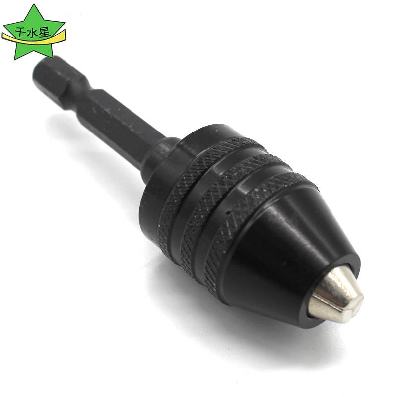 三抓夾頭 切割鋸片鉆夾頭DIY製作電鉆臺鉆模型夾持配件 鉆孔工具-細節圖2