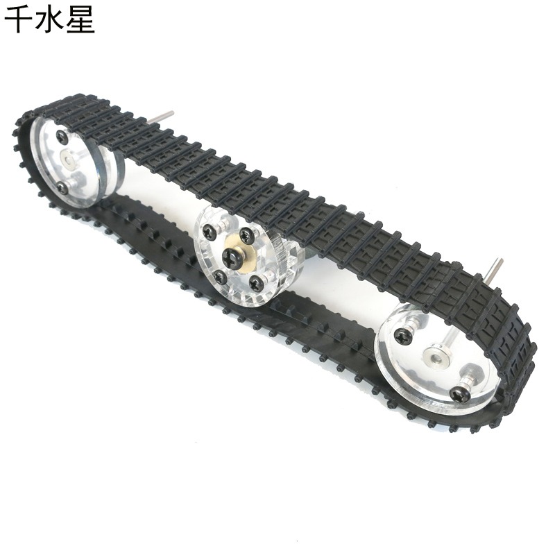 32mm組合履帶輪 DIY玩具車模輪子 科技製作模型坦克底盤電機配件-細節圖7