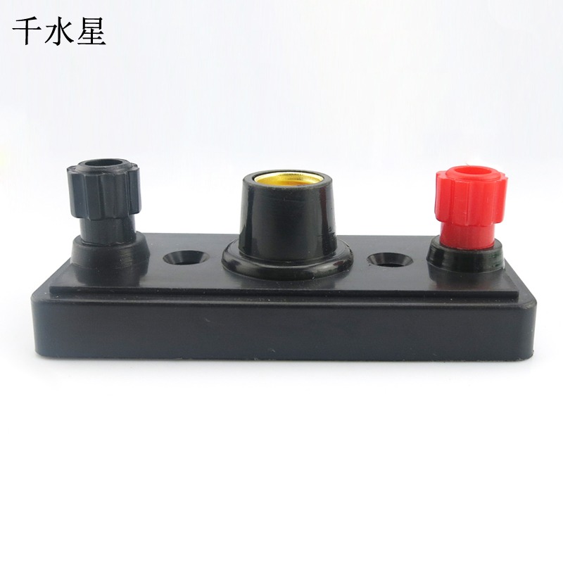 物理實驗燈泡座(黑色) 小燈座 串聯並聯初高中電學教學儀器 螺口-細節圖2