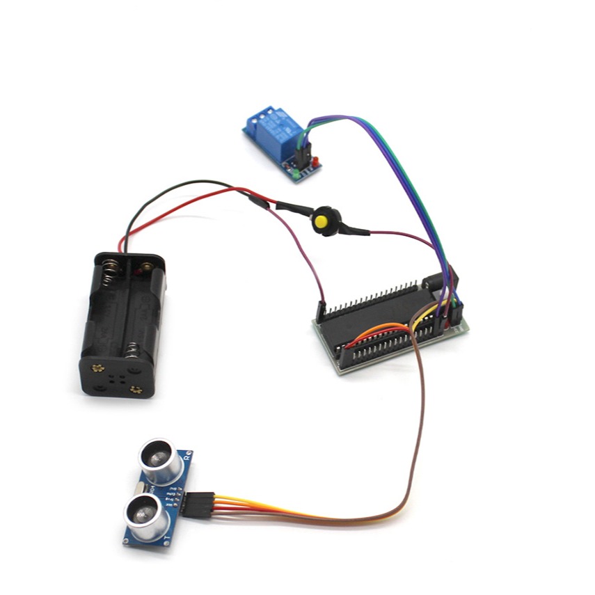 STC8952RC超聲波測距控制繼電器1號 距離感應DIY創客模型開關電路-細節圖9