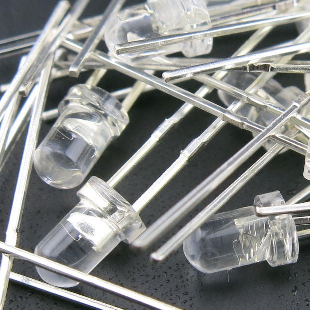 3mmLED彩色燈 led發光二極管燈 DIY模型拼裝燈珠燈泡小電子燈製作-細節圖7