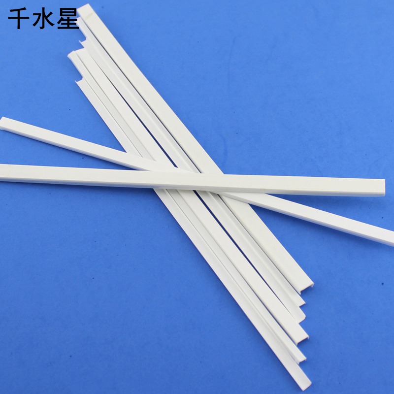 U形ABS塑料條 diy模型改造件 ABS塑料異型材 建築模型材料山字棒-細節圖4