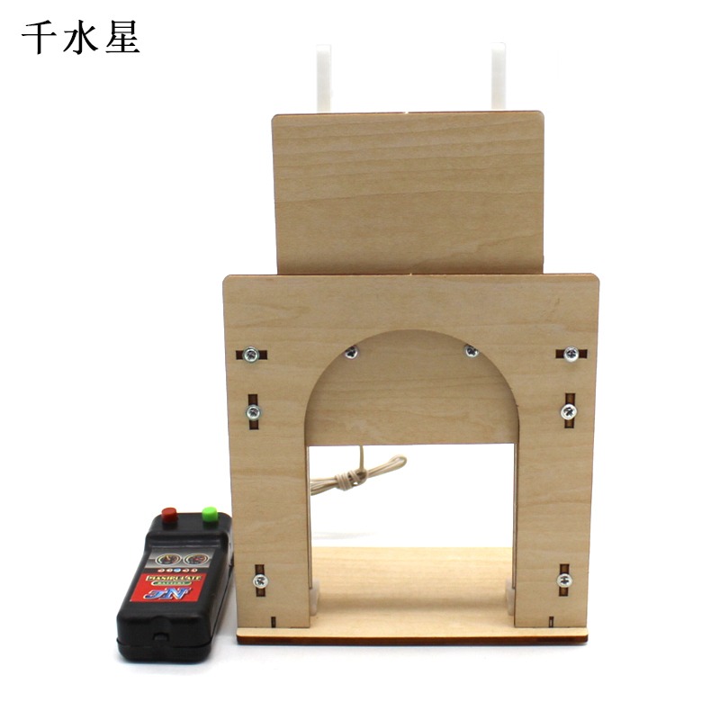 木質升降門1號DIY中小學生科技小製作創客教育實驗套件手工材料包-細節圖5