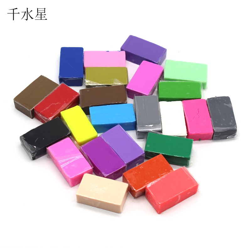 24色軟陶泥 橡皮泥 兒童DIY手工製作 彩泥人偶動物模型捏造製作-細節圖3
