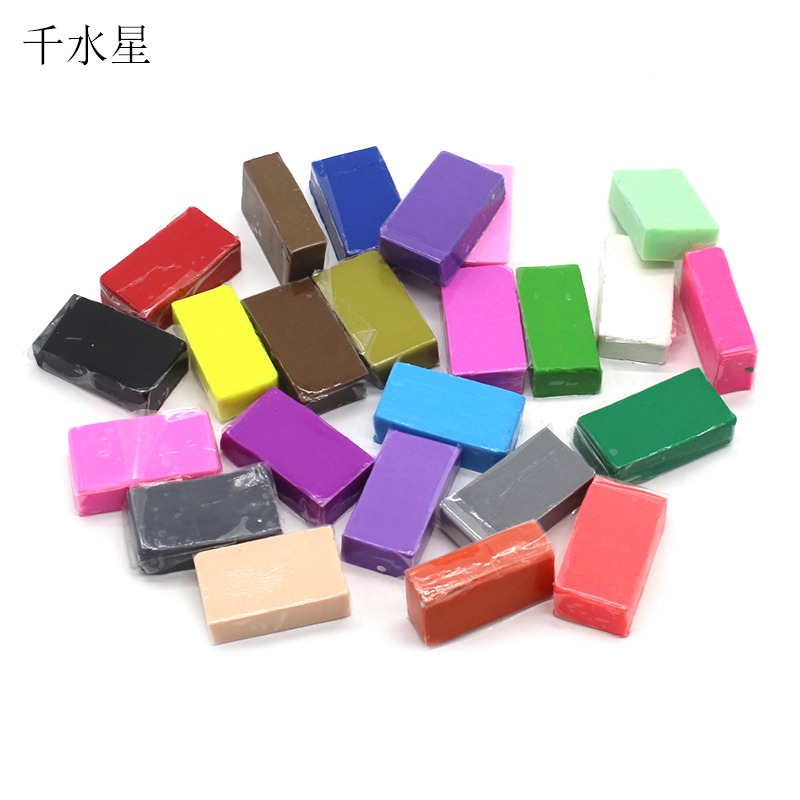 24色軟陶泥 橡皮泥 兒童DIY手工製作 彩泥人偶動物模型捏造製作-細節圖5