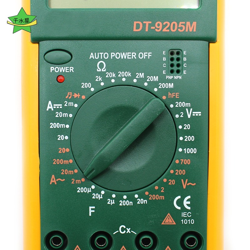 數顯萬用表 DIY模型電壓測試 電表配表筆 便攜式家用數字萬用表-細節圖4