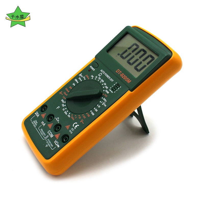 數顯萬用表 DIY模型電壓測試 電表配表筆 便攜式家用數字萬用表-細節圖5