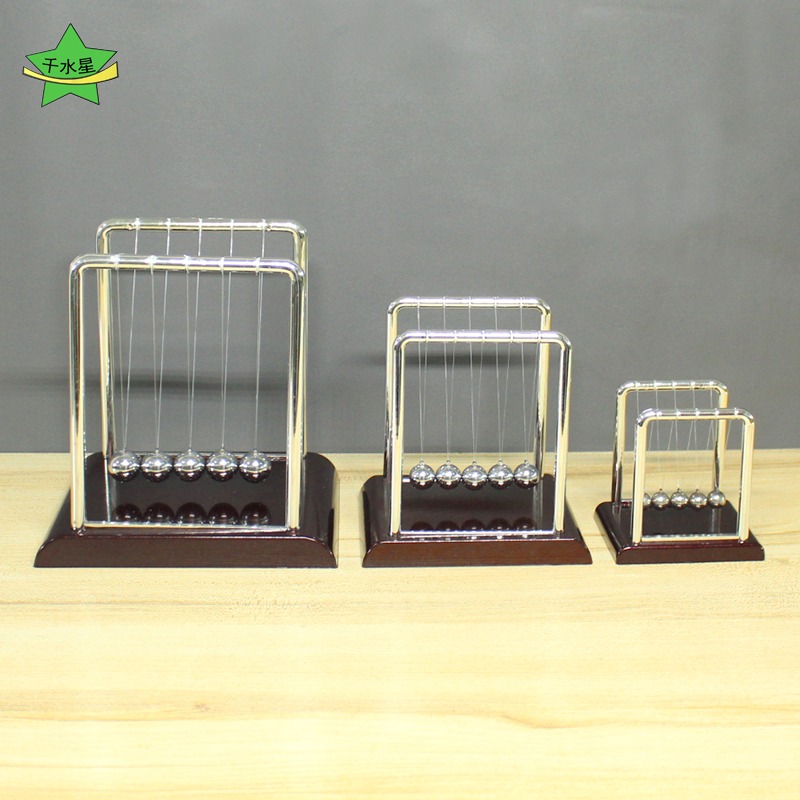 牛頓擺學生科學小實驗創意永動球家居裝飾品辦公桌小擺件生日禮物-細節圖3