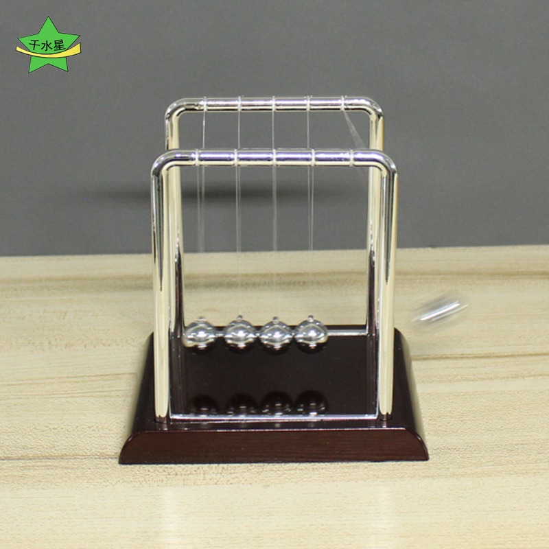 牛頓擺學生科學小實驗創意永動球家居裝飾品辦公桌小擺件生日禮物-細節圖5