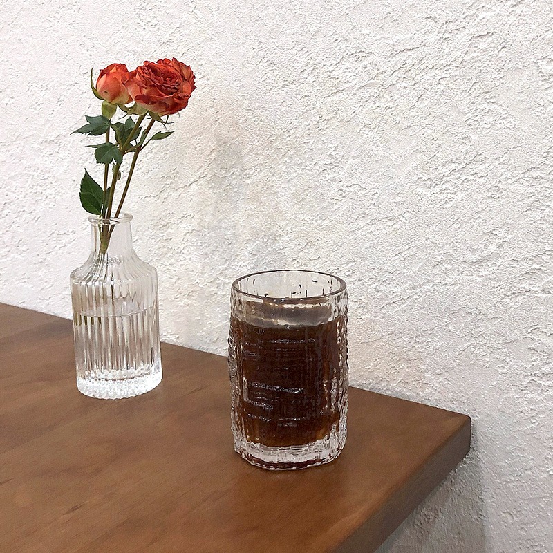 高顏值透明玻璃杯子女夏茶杯便攜家用大容量喝水辦公室咖啡飲料杯-細節圖4