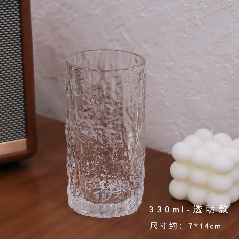 高顏值透明玻璃杯子女夏茶杯便攜家用大容量喝水辦公室咖啡飲料杯-細節圖8