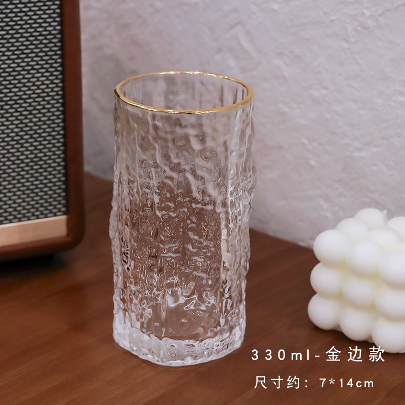 高顏值透明玻璃杯子女夏茶杯便攜家用大容量喝水辦公室咖啡飲料杯-細節圖9