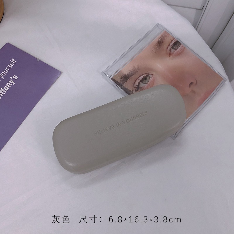 高級感眼鏡盒收納便攜防壓輕便簡約護目鏡太陽眼睛墨鏡收納盒子-細節圖7