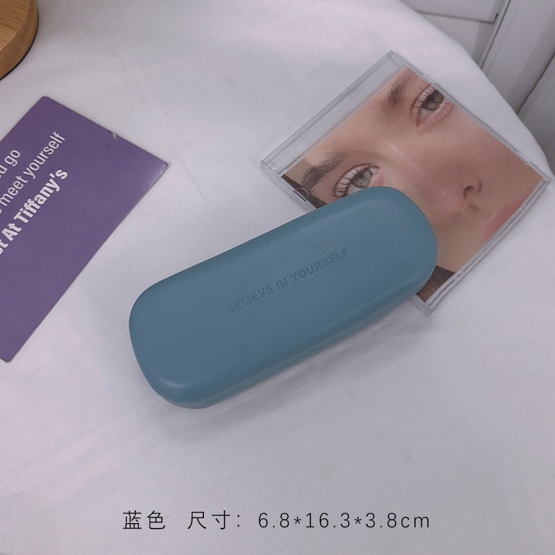 高級感眼鏡盒收納便攜防壓輕便簡約護目鏡太陽眼睛墨鏡收納盒子-細節圖8