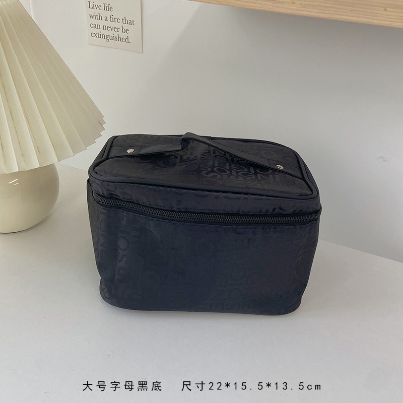新款斑馬紋化妝品化妝包女大容量便攜式隨身旅行收納包防水洗漱包-細節圖10