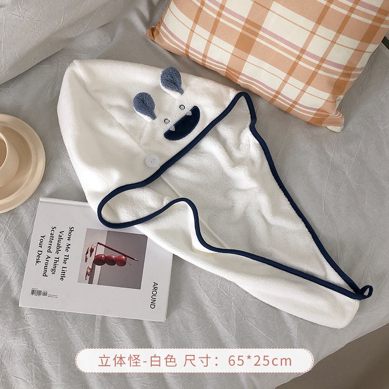 可愛幹發帽女夏超強吸水速幹包頭巾加厚浴帽洗頭幹發巾擦頭發毛巾-細節圖7