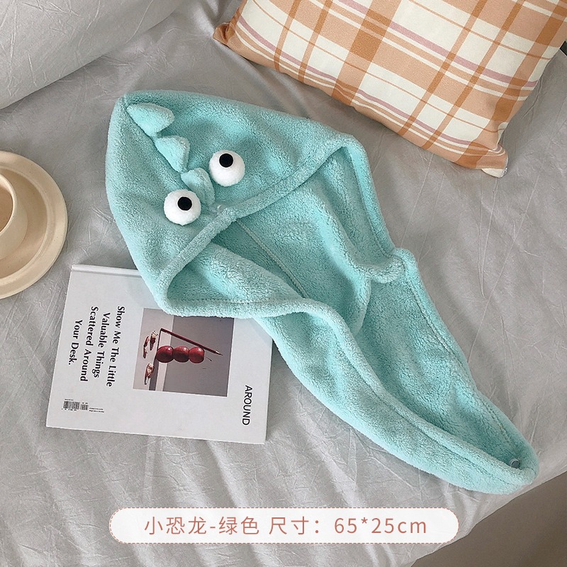可愛幹發帽女夏超強吸水速幹包頭巾加厚浴帽洗頭幹發巾擦頭發毛巾-細節圖10