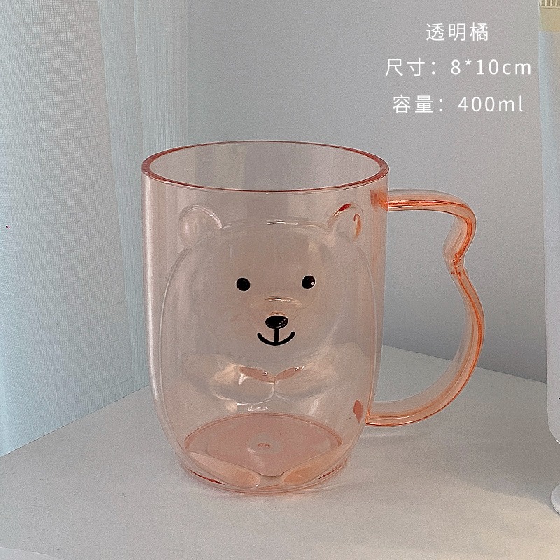 可愛牙杯漱口杯子家用女牙具杯刷牙洗漱杯塑料宿舍牙缸情侶牙刷杯-細節圖6