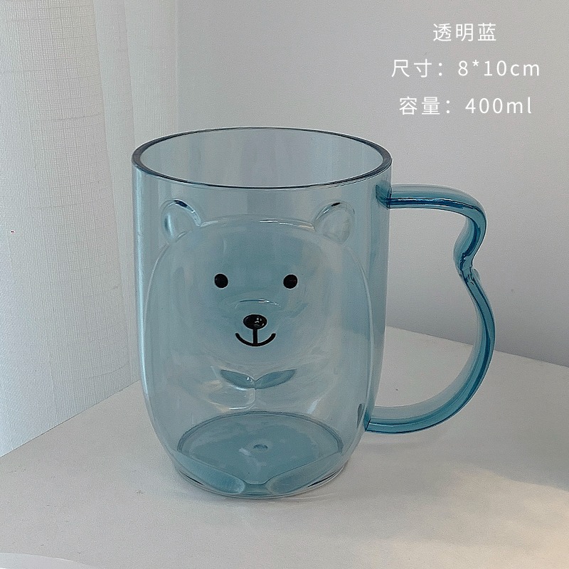 可愛牙杯漱口杯子家用女牙具杯刷牙洗漱杯塑料宿舍牙缸情侶牙刷杯-細節圖8