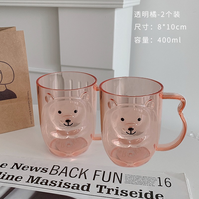可愛牙杯漱口杯子家用女牙具杯刷牙洗漱杯塑料宿舍牙缸情侶牙刷杯-細節圖10