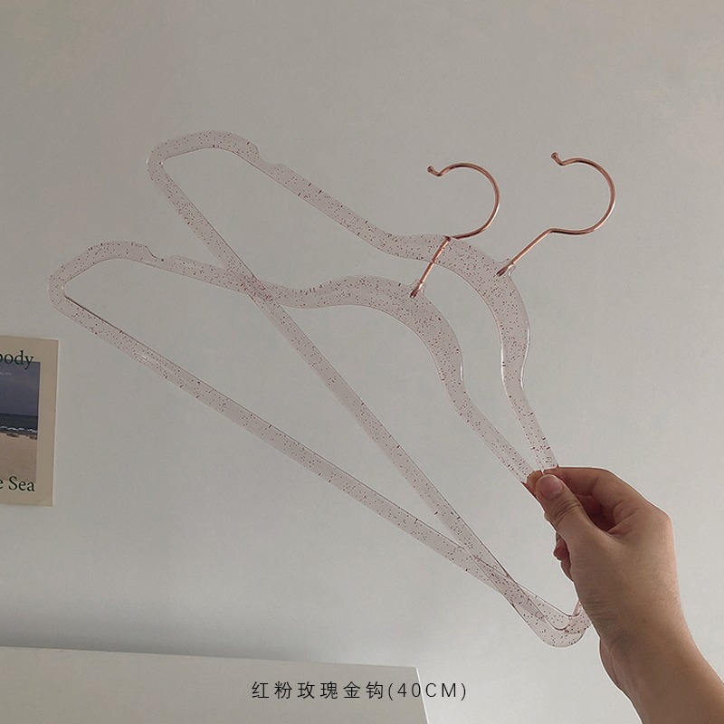 ins珍珠衣架家用掛衣服撐子落地臥室網紅涼衣架女裝褲夾陽臺宿舍-細節圖9