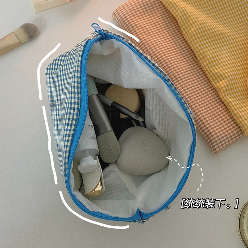 超火ins化妝包女便攜化妝品收納包旅行化妝袋大容量洗漱包收納袋-細節圖3