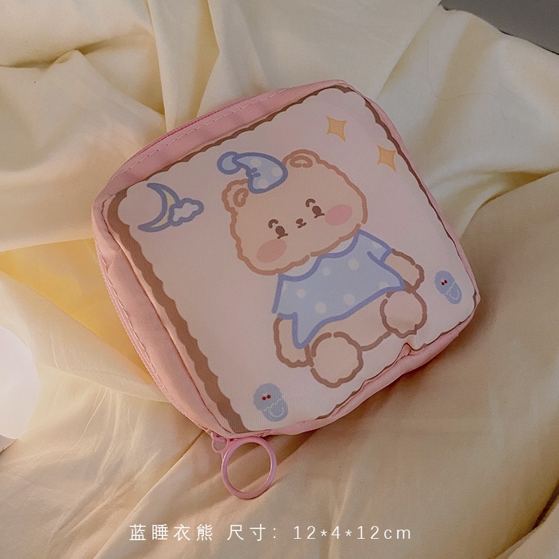 日系衛生巾收納包姨媽巾便攜包收納袋少女月事包便攜袋m巾包隨身-細節圖8