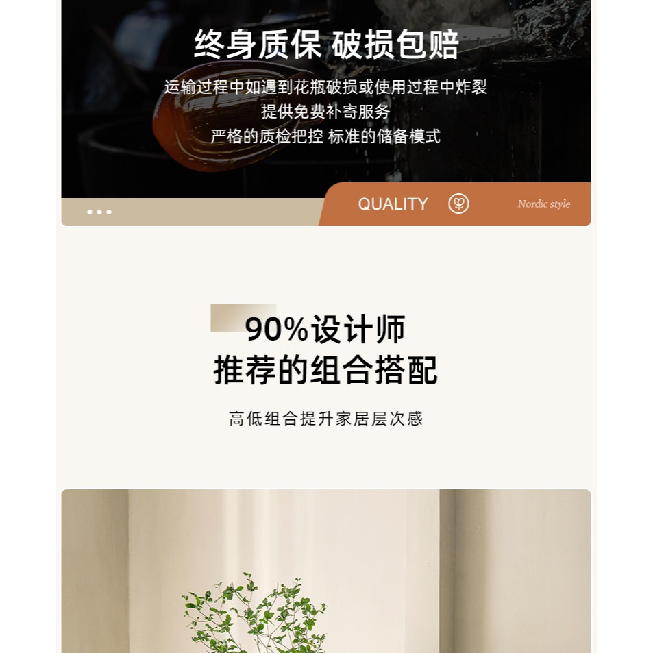 玻璃花瓶新款吊鐘馬醉木小口徑大肚子花瓶輕奢透明ins風擺件-細節圖8