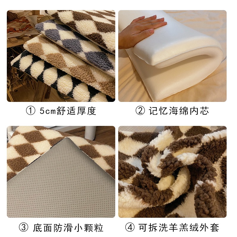 坐墊屁墊椅子冬季座墊辦公室久坐凳子墊子宿舍學生加厚椅墊屁股墊-細節圖4