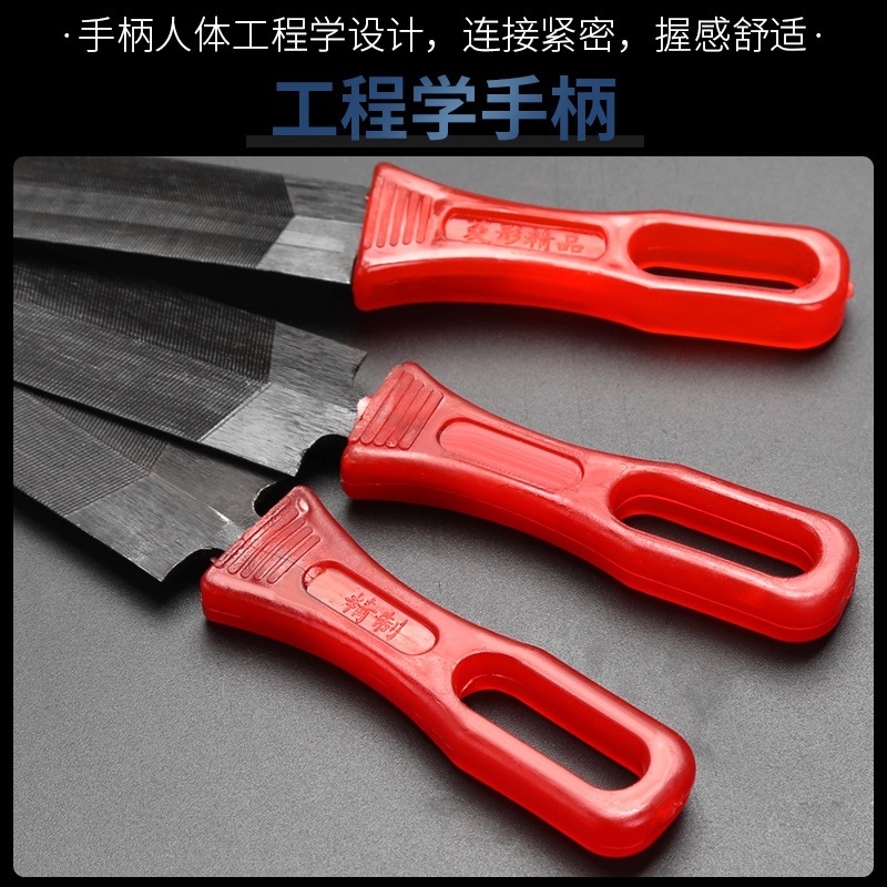 菱形銼刀鋸銼伐鋸齒銼菱形銼修邊銼金屬細齒三角銼木工整形挫搓刀-細節圖4