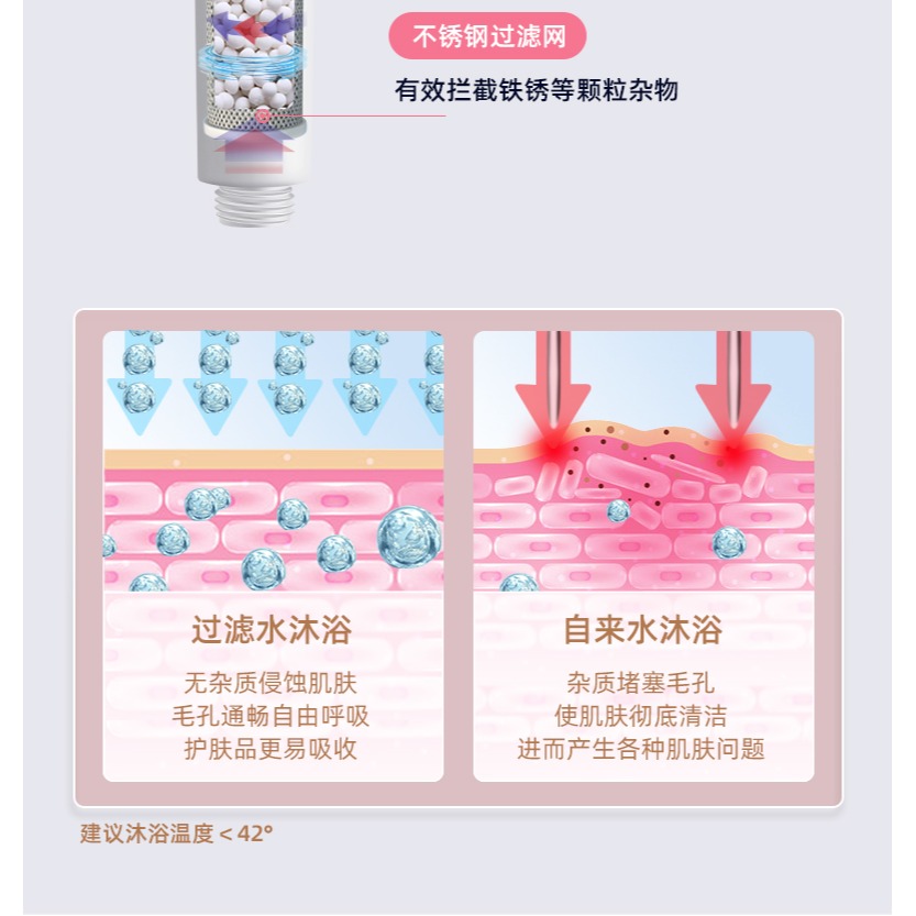 增壓花灑噴頭過濾超強淋雨洗澡熱水器浴室淋浴蓮蓬頭浴霸軟管套裝-細節圖9
